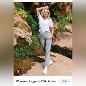 Gray Zyia Ascend Joggers